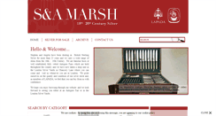 Desktop Screenshot of marshantiquesilver.com